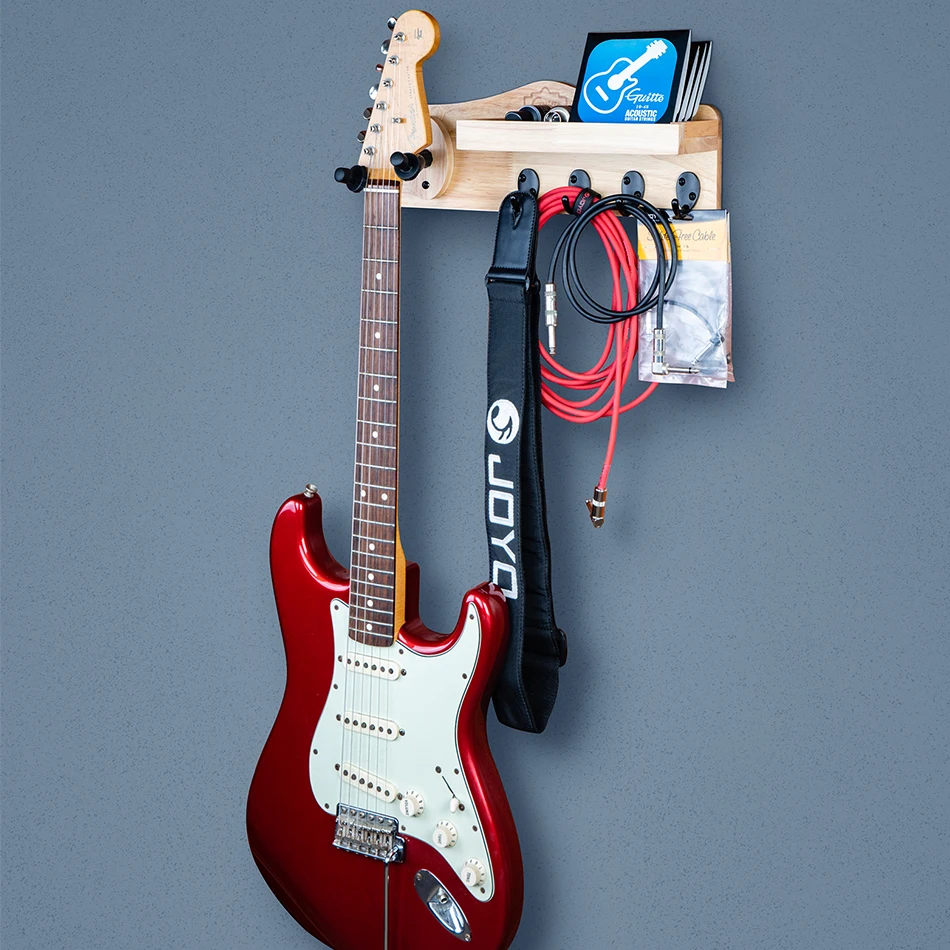 Porta chitarra elettrica acustica piegata supporto da parete in legno  resistente gancio per Ukulele gancio per chitarra portaoggetti per basso -  AliExpress