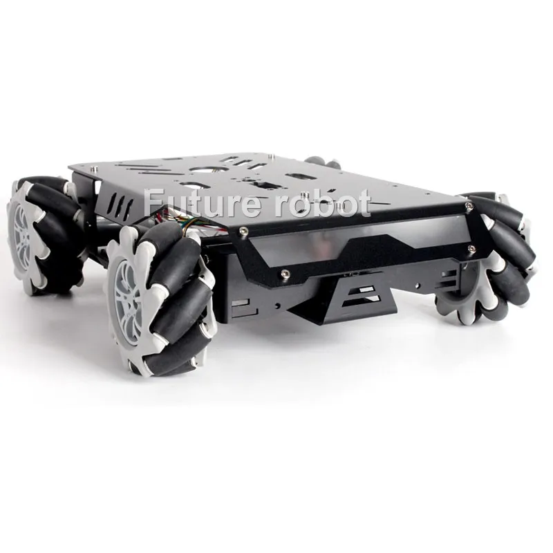 10-25kg Load V3 Mecanum Wheel Robotic Car Aluminum Frame with Metal Motor RC Car for Arduino Robot DIY Kit Ps2 Programmable Kit
