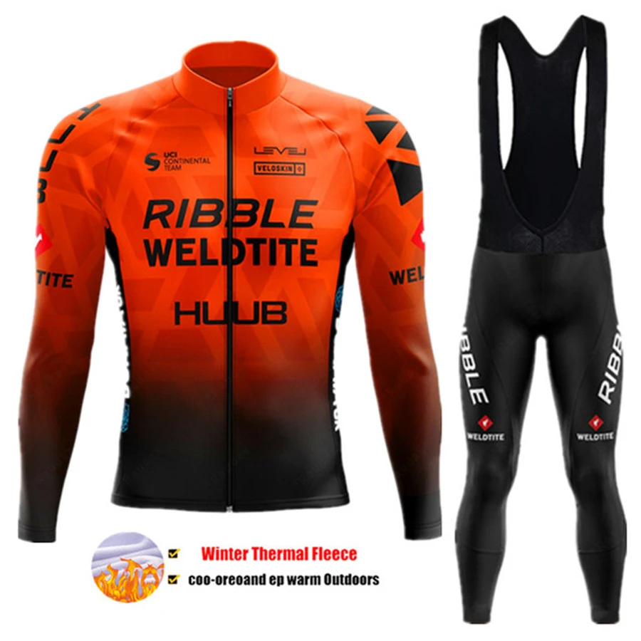 Huub Winter Thermal Cycling Jersey Set Racing Bike Suit Mountian Bicycle Cycling Clothing Ropa Ciclismo Bicycle - Cycling Sets - AliExpress