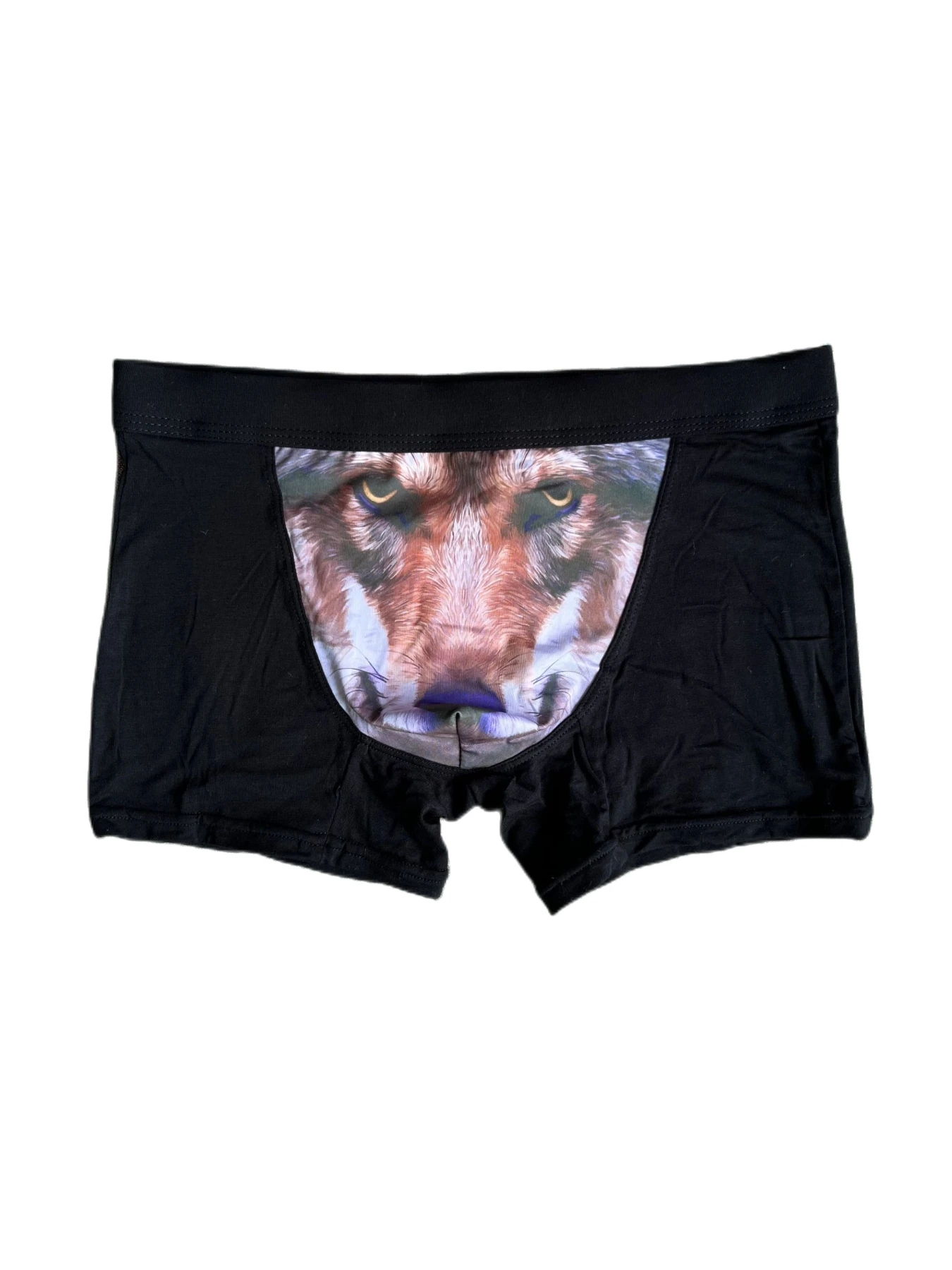 Men's Panties With Wolf Cartoon Novelty Boxer Shorts Mens Sale Modal Bulge Underpants Man Breathable New Boxers For Men