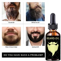 100% naturel accélérer les poils du visage cultiver la barbe huile essentielle cheveux et barbe croissance huile hommes barbe produits de toilettage soins de la peau 2