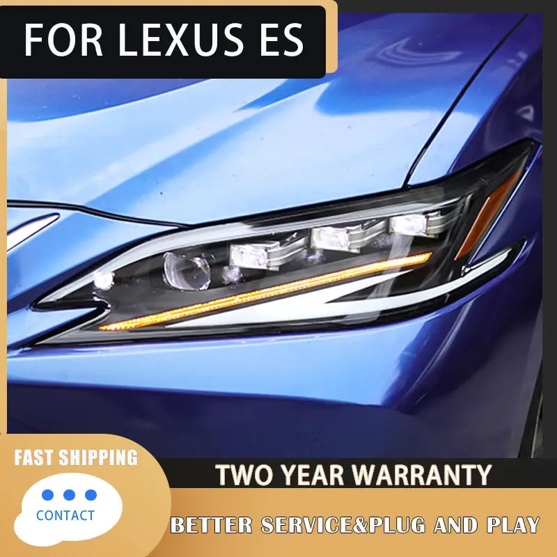 

Head Lamps For Lexus ES Es200 Es350 Es260 Es300h 2018-2021 Headlights LED DRL Running Light Dynamic Turn Signal Lights Assembly