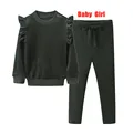 Green baby girl set