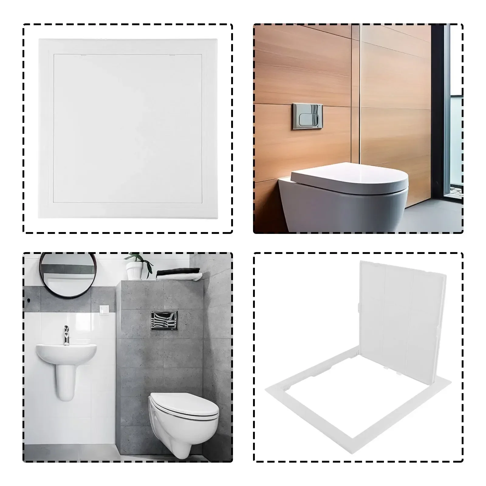 Switch Panel High Quality ABS Door Hinged Access Hatch Inspection Port Wall Push-Type Inspection Port Household Hardware