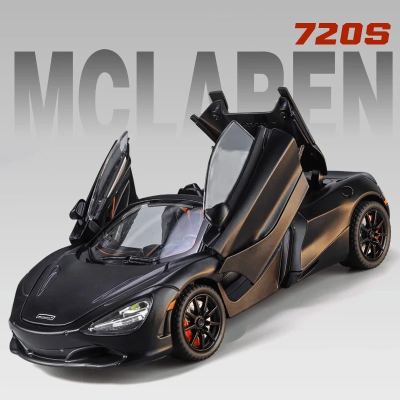 

1:24 McLaren 720s суперспортивный автомобиль, литые миниатюры из сплава, модель автомобиля, подарки для бойфренда, игрушки для детей