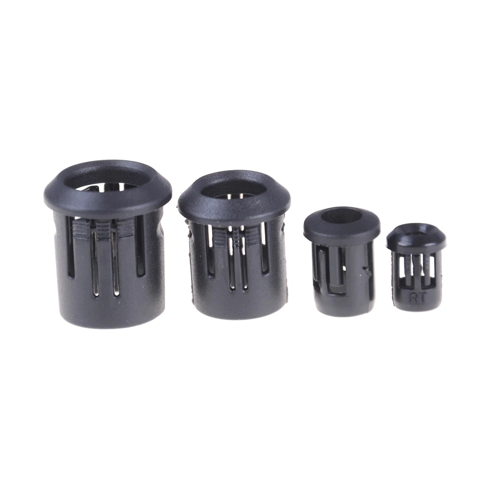 

20pcs 3mm/5mm/8mm/10mm Black Plastic Lamp Bases LED Lamp Diode Holder Black Clip Bezel Socket Mount