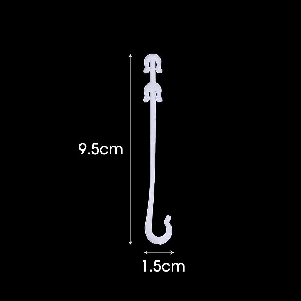 Reusable J-Shaped Plant Support Hooks