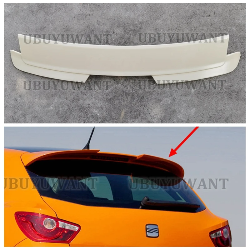 Roof Spoiler For Seat 2008 2017 Years Cupra St. 5 Doors Abs