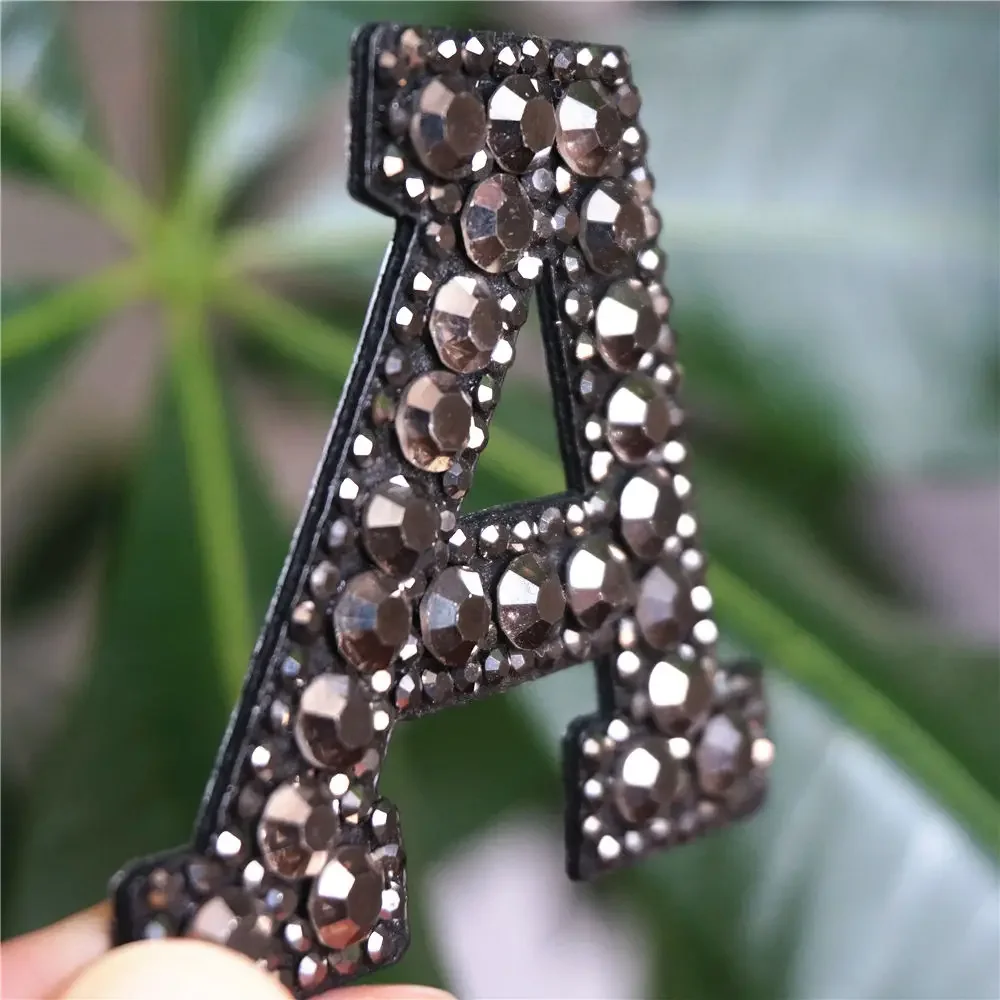 26 Lettres Alphabet En Strass - Patchs 3D à Repasser, Pour Personnaliser Vêtements, Sacs, Chaussures - Environ 20-50 Mm - 2