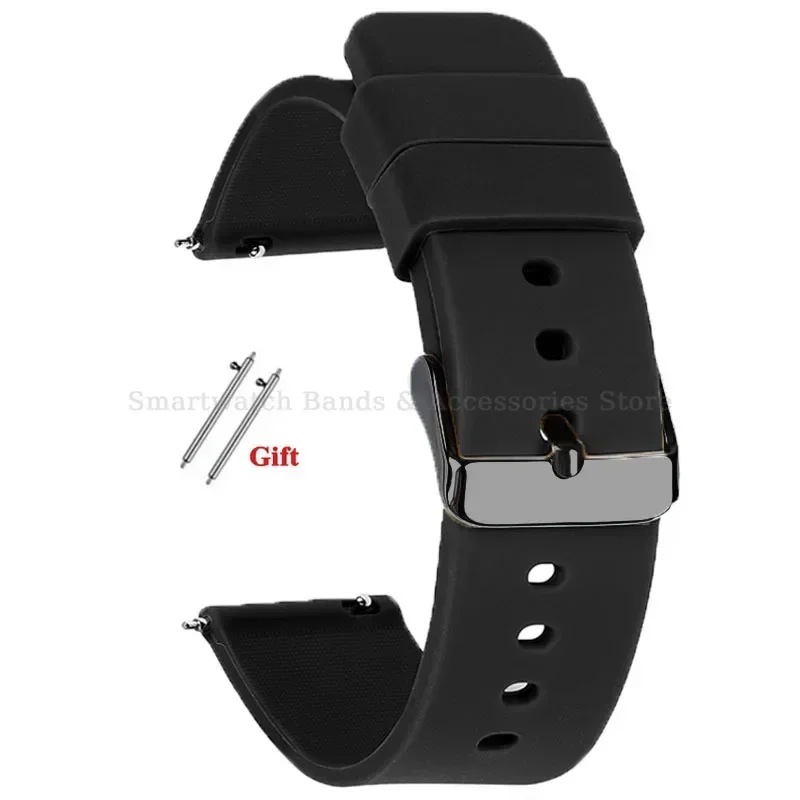 Versatile Silicone Quick Release Watch Strap - Multiple Size Options