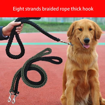 Guinzaglio per cani per un'addestramento efficace e una comoda camminata, treccia forte e durevole, adatto per cani di taglia grande, guinzaglio per addestramento di cani
