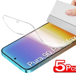 5 - Piece Slim Soft Hydrogel Screen Protector Set for 5 Pieces