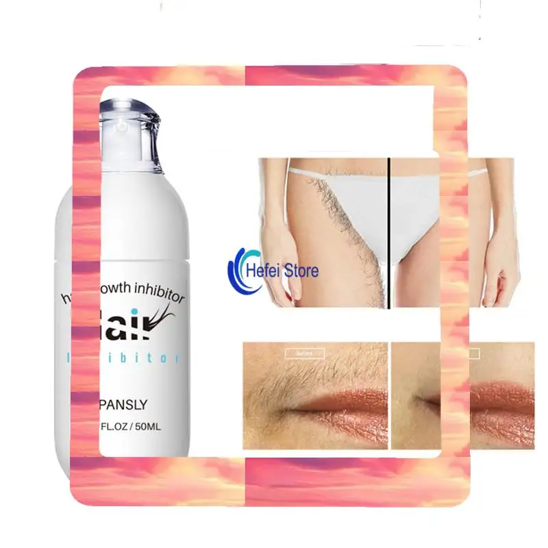 24-Hour Delivery 6X PANSLY Hair Growth Inhibitor Facial Removal Cream Spray Beard Bikini Intimate Face Legs Body Armpit Painless