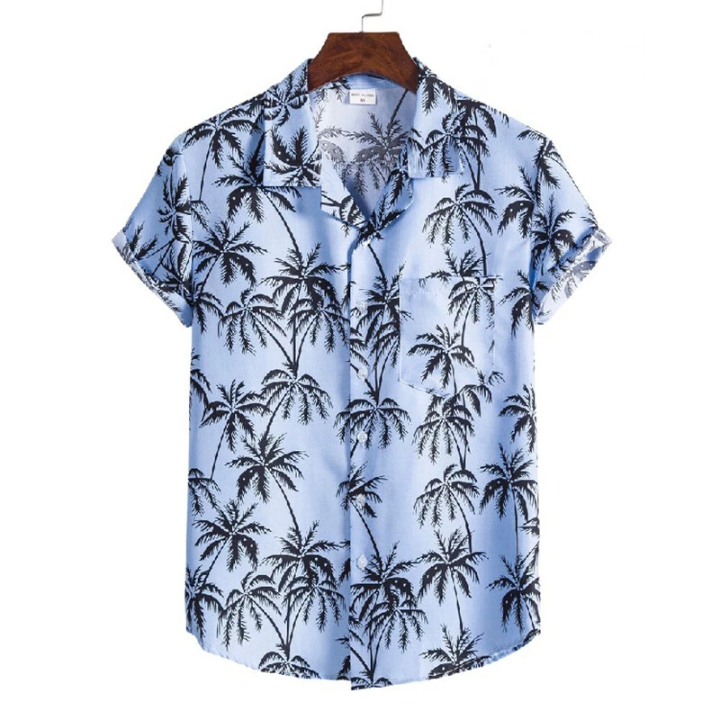 Camisa hawaiana manga corta para hombre, a la moda, playera Hawaiana para hombre, ropa para fiesta y vacaciones, 2022|Camisas informales| - AliExpress
