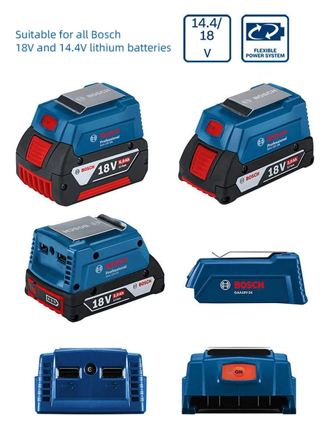 ボッシュGAA18V-24ポータブル電源アダプタ18 5vのusbバッテリー ボッシュGAA18V-24ポータブル電源アダプタ18 5vのusbバッテリー
