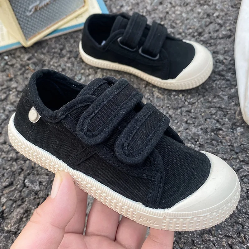 Children Canvas Shoes Spring Toddler Infant Boys Sneakers Girls Candy Color Casual Shoes Baby Kids Breathable Soft Bottom Shoes 3