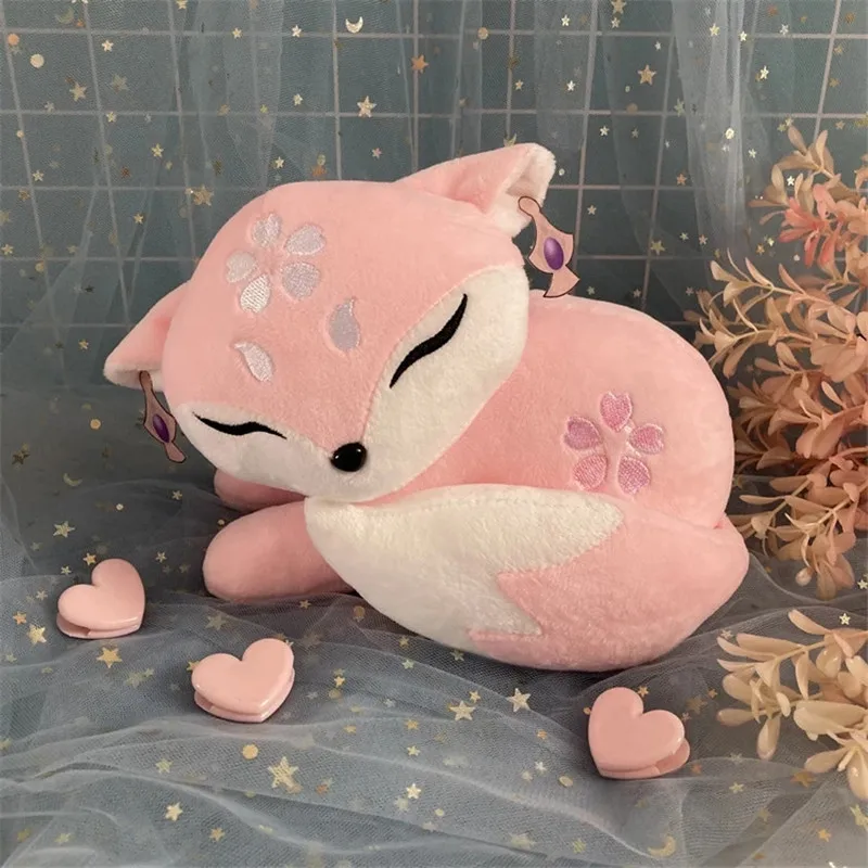 

Мультяшный аниме Genshin Impact Yae Miko розовая лиса Косплей плюшевая кукла игрушка 20 см игра животное милая мягкая набивная Подушка подарок