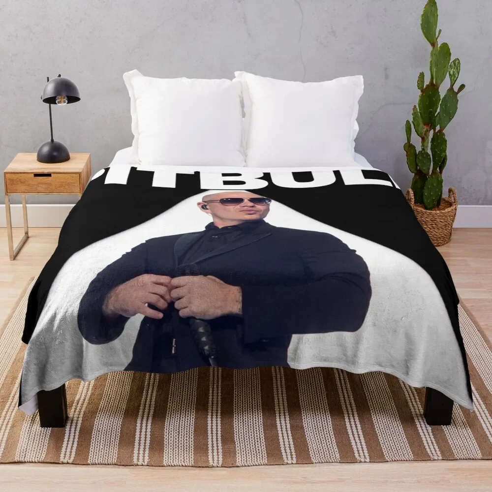 

Mr Worldwide Pitbull Rapper Throw Blanket Decorative Throw Nap Blankets