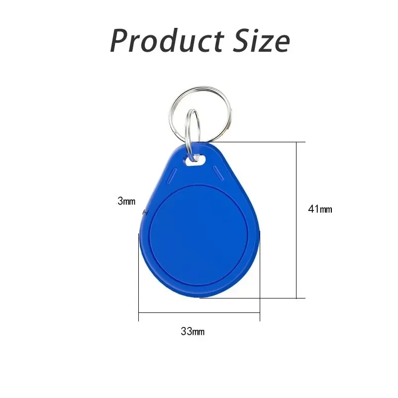 Multi-Colour RFID Replaceable Smart Token Keychain Set