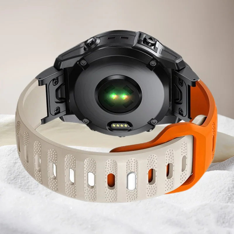 Versatile Silicone Quick Release Smartwatch Band - 22mm/26mm Strap