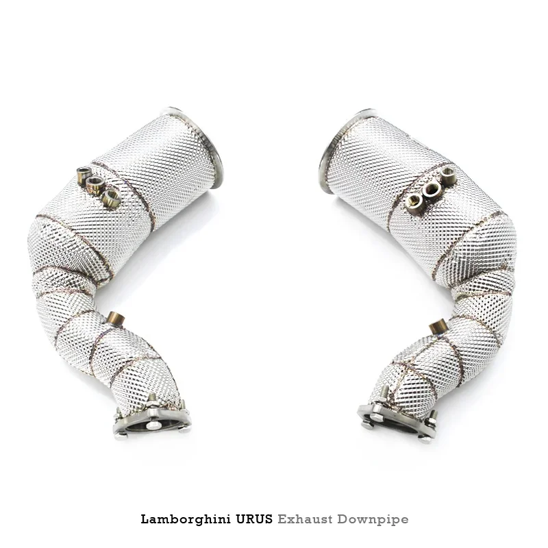 Head Section High flow Pipes branch downpipe Exhaust Pipe with catalyst For Lamborghini URUS 4.0