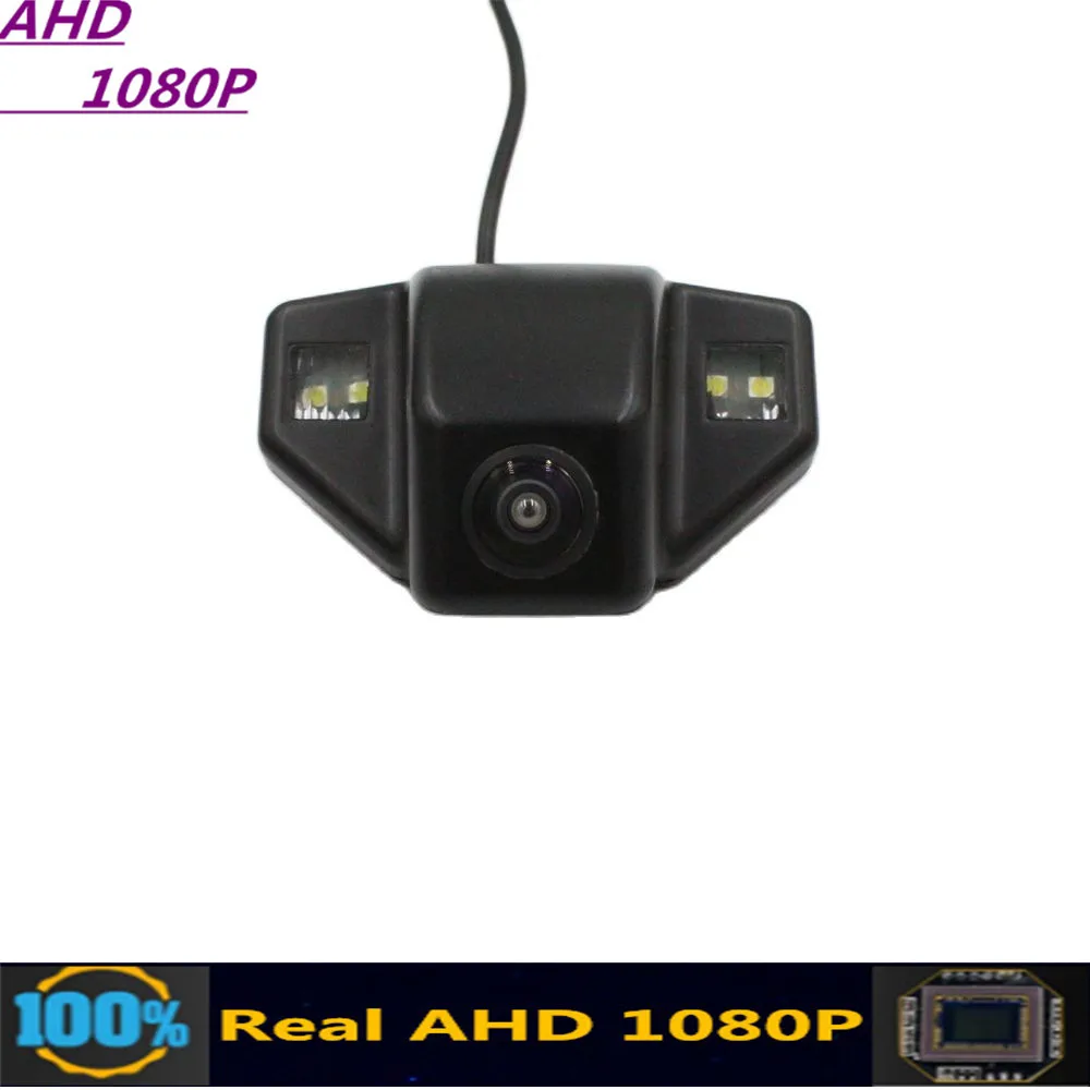 

170° AHD 1080P Car License Plate Rear View Camera For Honda Fit mk2 2008 2009 2010 2011 2012 2013 2014 Reverse Parking Monitor