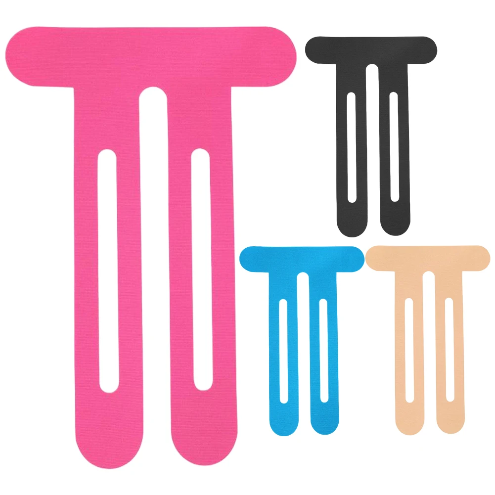 5Pcs Precut Kinesiology Tape Elastic Sports Protection Patches Breathable Cotton Athletic Tape for Preventing Injury