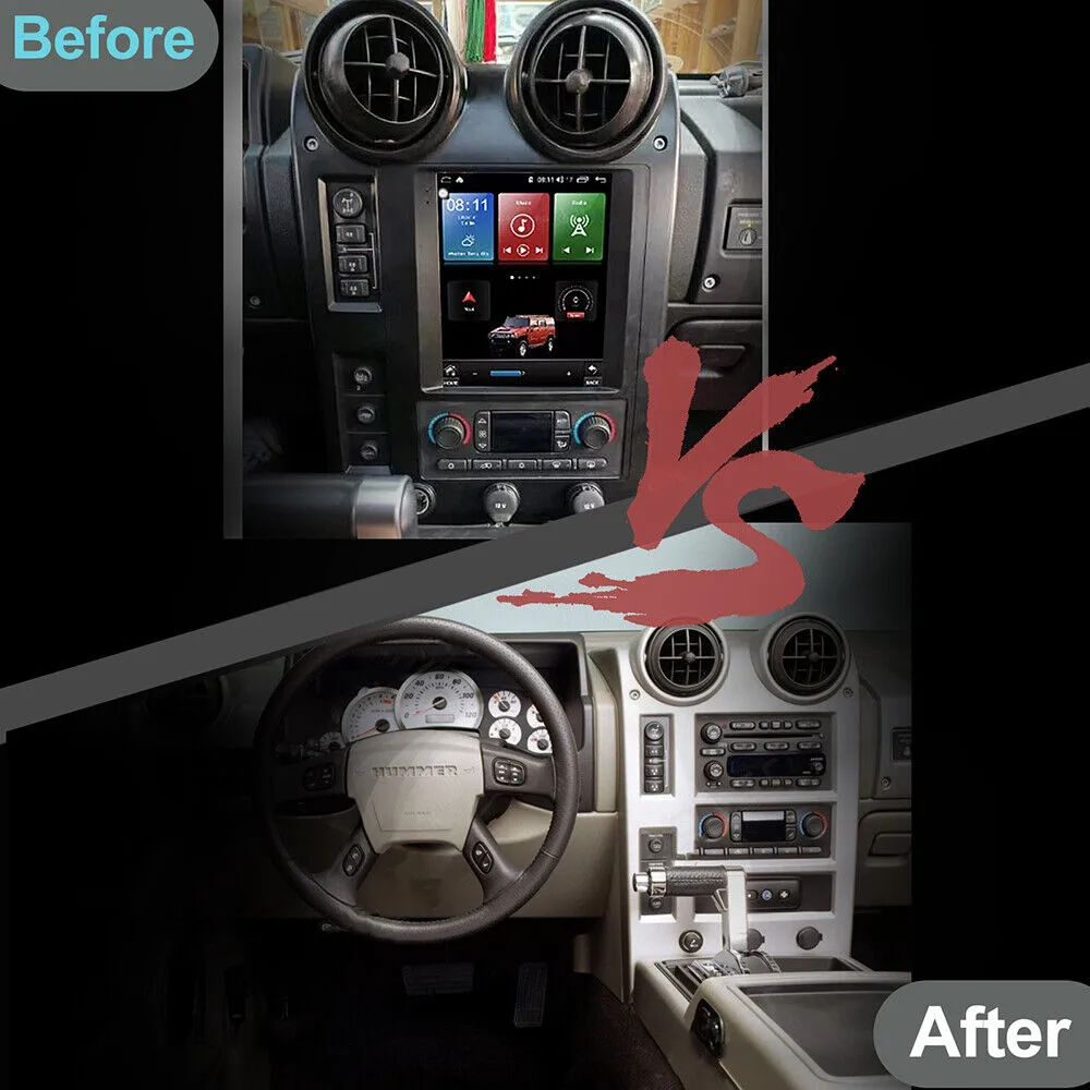 

For Hummer H2 2002-2008 Car Radio Stereo Navigation GPS Stereo Player Carplay Bluetooth DSP 4G WIFI