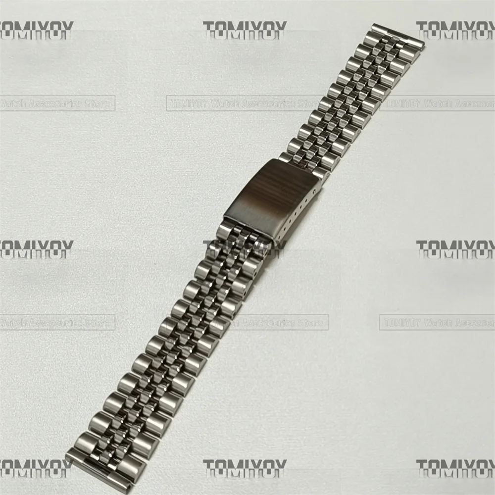 Flat End 18Mm 19Mm 20Mm Argento Presidente Jubilee Cinturino Per Orologio In Acciaio Inossidabile Bracciale Adatto Per Orologio Rolex Sekio007 Skx005