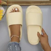 Lucyever 2024 Soft Sole Eva Slippers for Women Lightweight Non Slip Home Slippers Woman Summer Thick Platform Beach Flip Flops 2