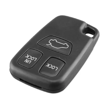 pulsanti telecomando sostituzione copertura chiave automatica per VOLVO - KEYYOU 3 pulsanti telecomando FOB Car Key Shell Uncut Blade Key Case sostituzione copertura chiave