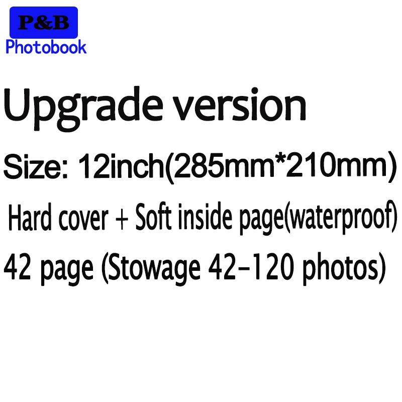 12inch DIY Vertical Custom-Made Photo Album, Baby Grow-Up Design, Wedding Anniversary, Family Vacation, Ceremony Gifts Photobook