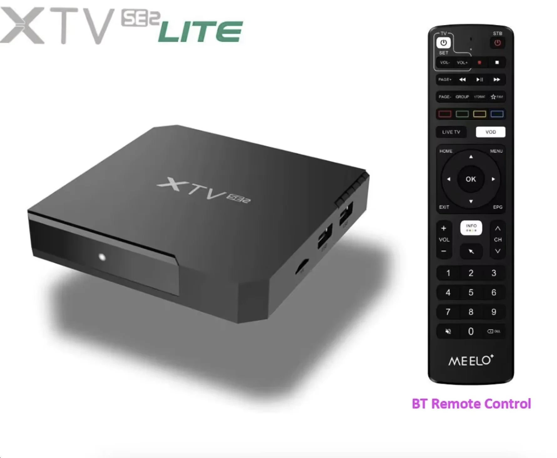 Meelo Plus XTV SE2 Lite 5pcs / 10pcs TV BOX Android 11 Amlogic S905W2 4K 2G RAM 8G ROM BT My1tv