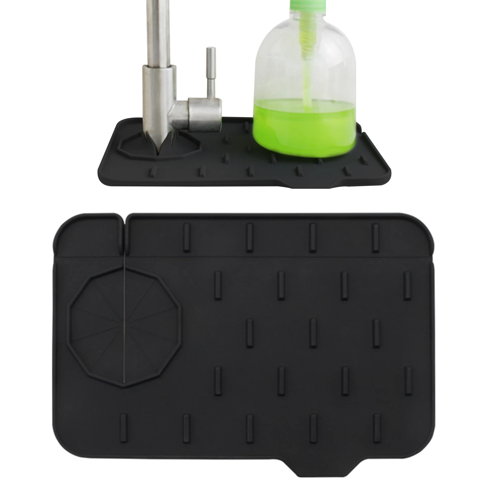 Faucet Mat Kitchen Tools Kitchen Faucet Splash Pad Silicone Faucet Mat