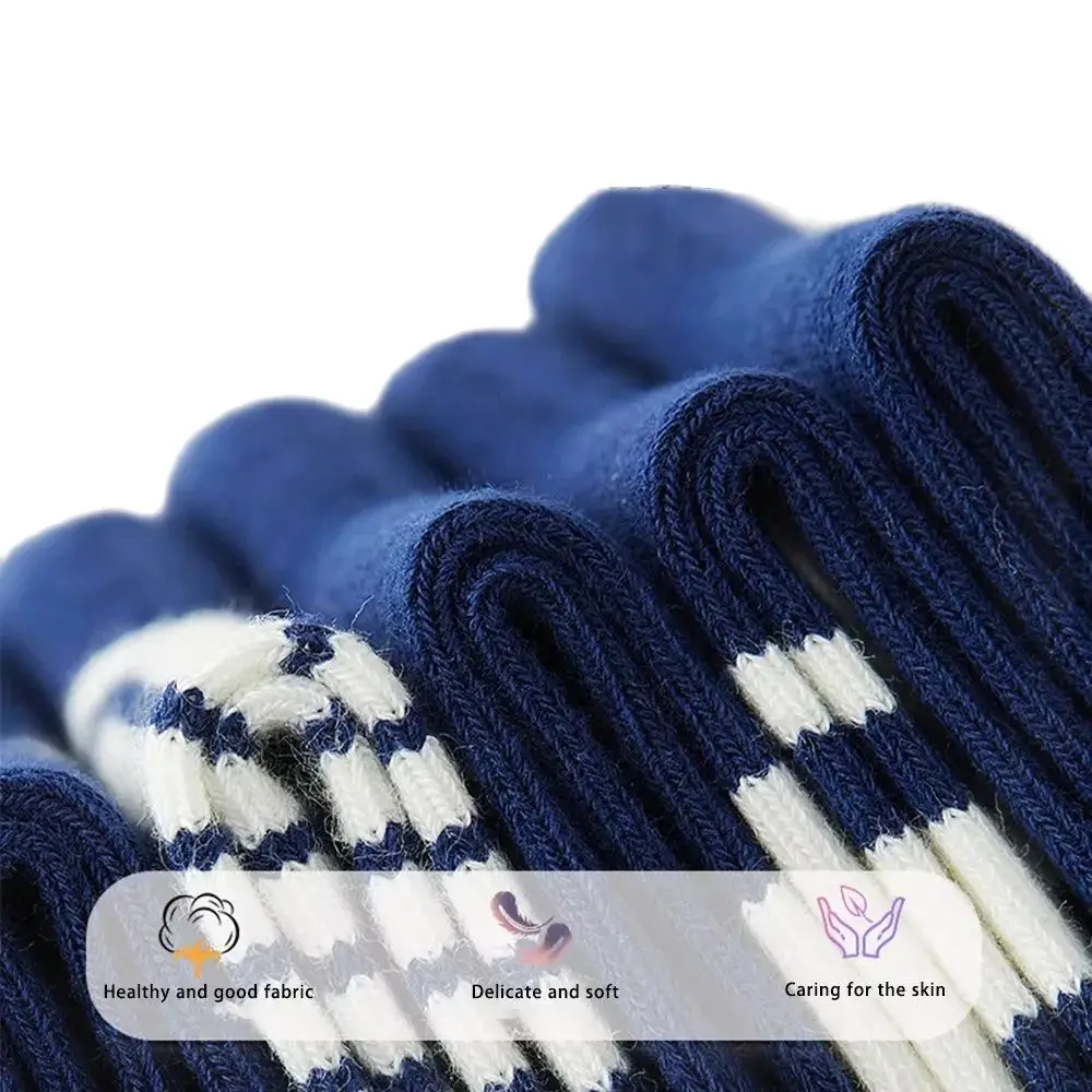 1-14T Kids' Socks Spring Autumn Cotton Socks 5 Pairs/lot Soft Cotton Socks Calf Socks Little Big Boys Crew Sock 2