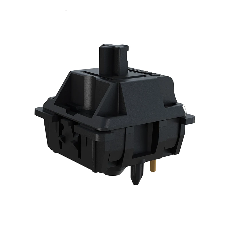 Gateron-oil King 2.0 Switches para mx Teclado Mecânico Gaming Linear Pré-sided Pin Switch Preto Chapeado Primavera Longa 55g - Imagem 6