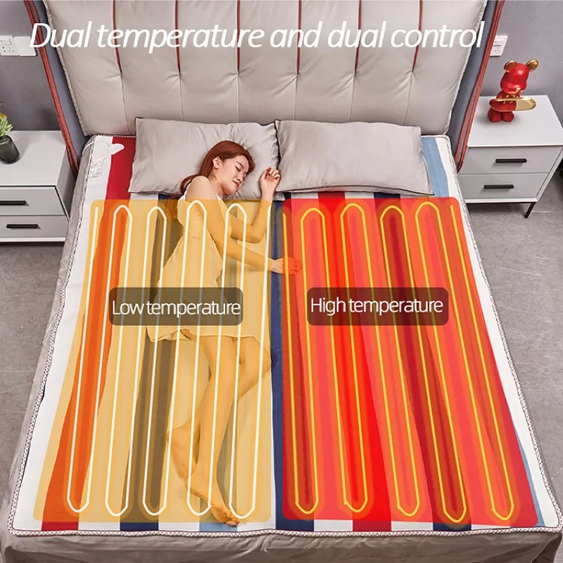 Double électrique 220v Chaud Lit Chauffant Thermostat Matelas