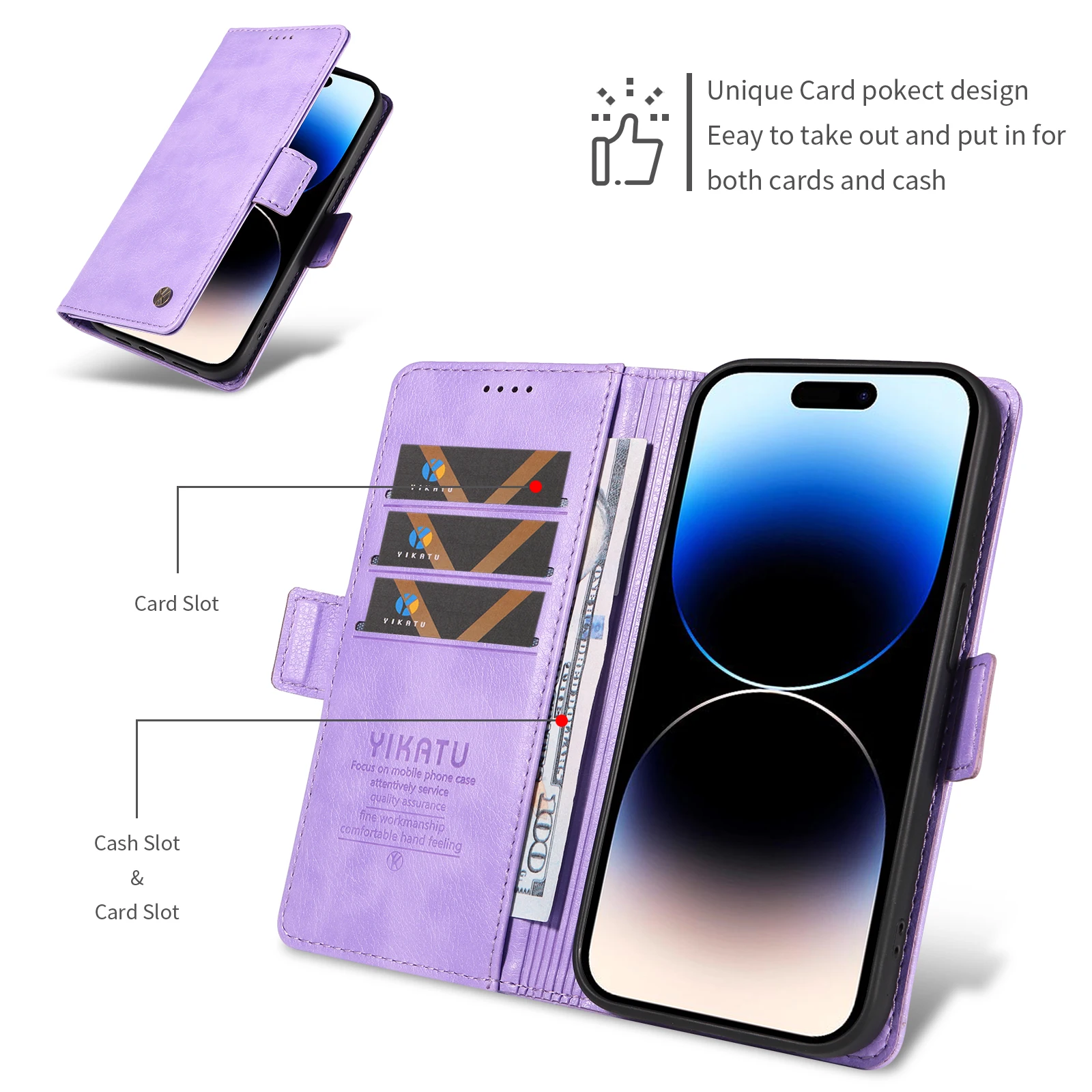 Premium Wallet Phone Case - Stylish and Functional