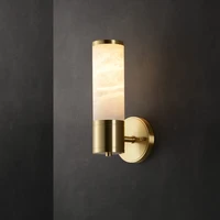 Modern Sconce Wall Light For Living Room  Home Decor Bedroom Marble Wall Light  Luxury Spain Alabaster Light Fixture 4