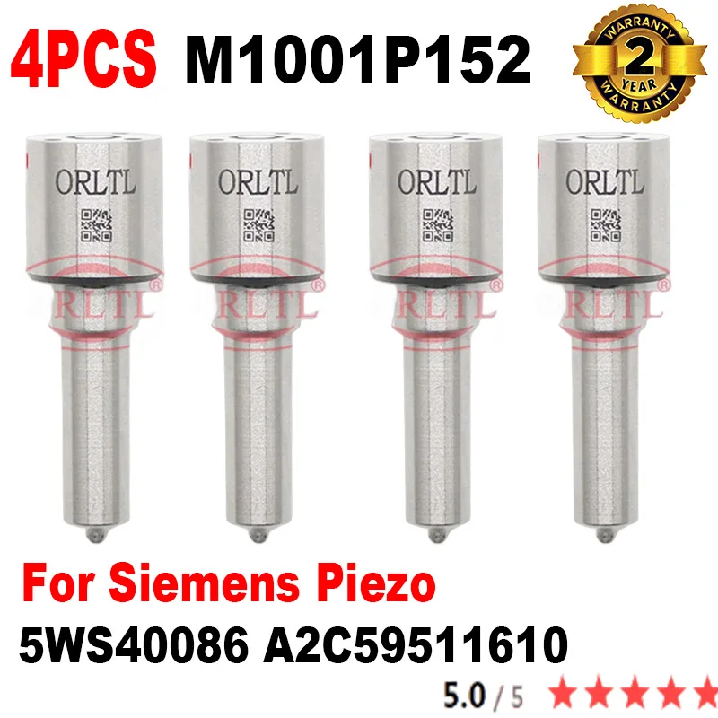 

Форсунка дизельного топлива M1001P152 для Siemens, пьезоинжектор 5WS40086 A2C59511610 4M5Q-9F593-AD 4M5Q9F593AD, 4 шт.