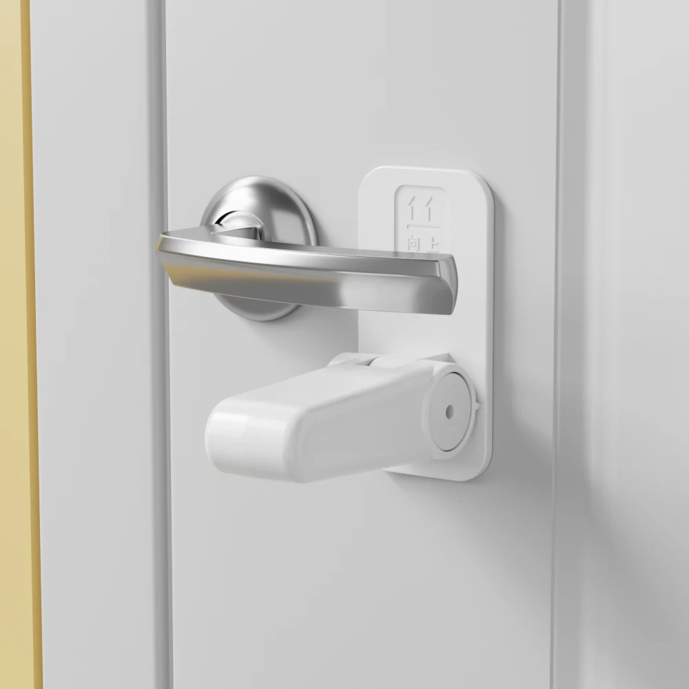 Door Lever Lock Universal Anti-open Handle Child Baby Safety Locks ...