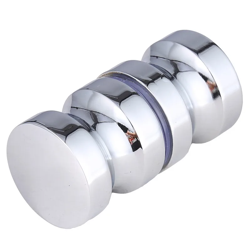 Glass Door Handle Aluminum Alloy Bathroom Small Handles Modern Simple Single Hole Handle Bathroom Practical Easy To Install