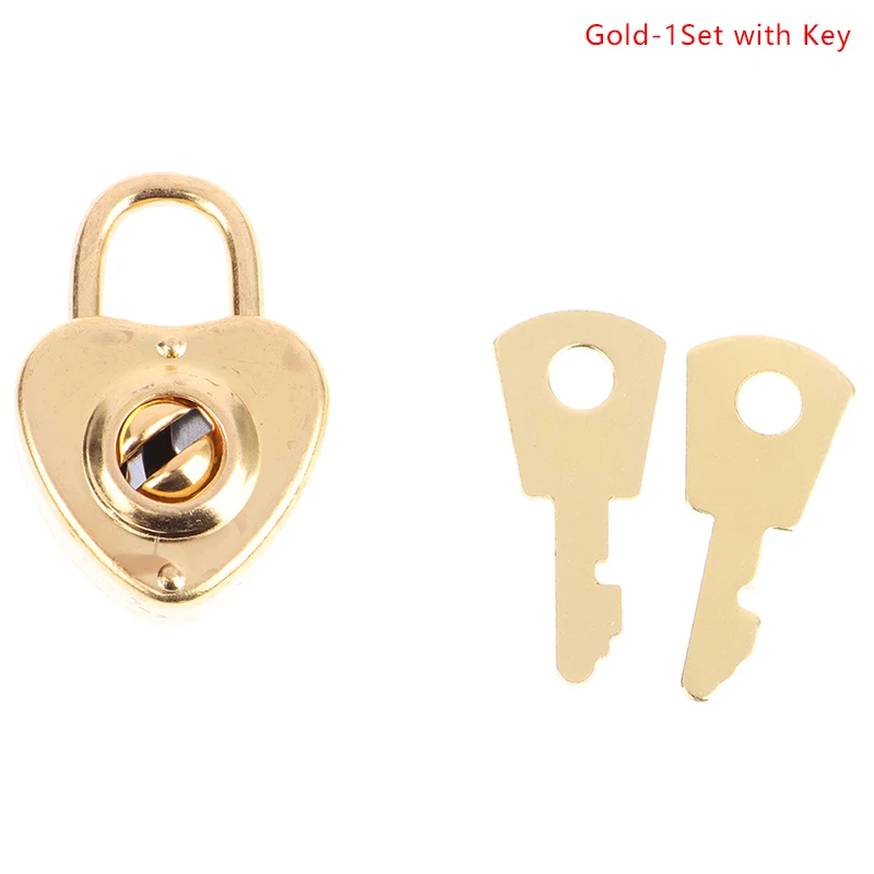 小物 PADLOCK KEY HANGER / GOLD Piutouyar 15 Pcs Small Gold Padlock, Jewelry Box Lock