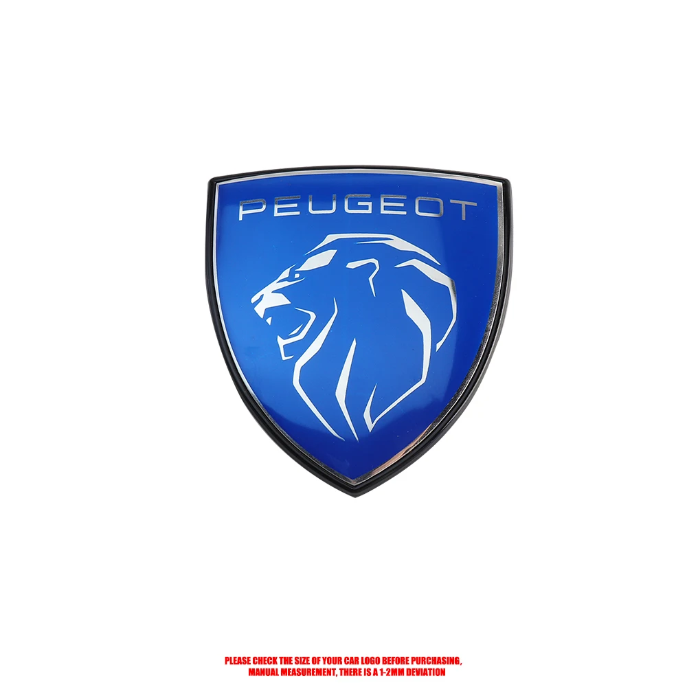 Auto Front Hood Emblem Boot Abzeichen Frontgrill Logo Aufkleber Für Peugeot 301 307 308 406 508 2008 3008 5008 108 RCZ 607 107 306 – Detail 9