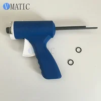 High Quality 5cc 5ml Plastic Flux Cartridge Soldering Syringe Caulking Gun For Green Oil 2
