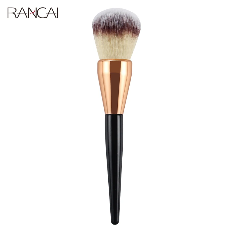 RANCAI 1pcs Very Big Beauty Powder Brush Makeup Brushes Blush Foundation Round Make Up Large