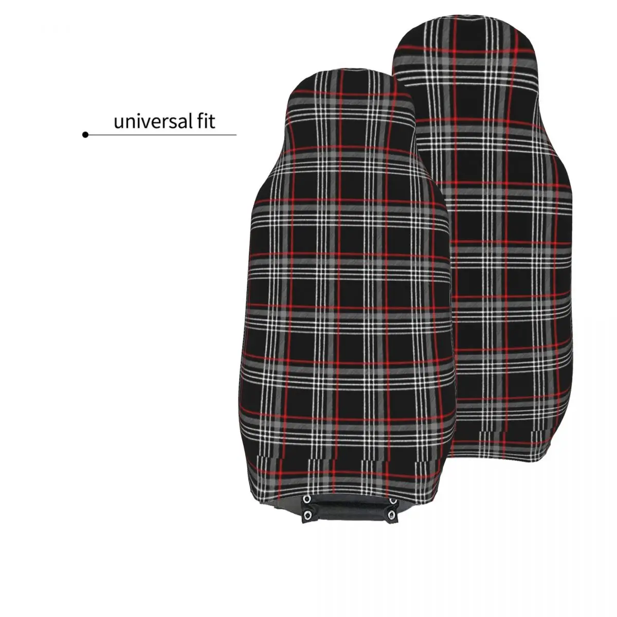 GTI Tartan 2 Front Car Seat Covers for Cars Auto SUV Universal Protector Accessories