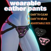 Strap On Dildo Für Frauen Realistische Penis mit Saugnapf G-punkt Anal Dildos Gürtel Tragbare Höschen Dick Sex Spielzeug für Erwachsene Vagi 2