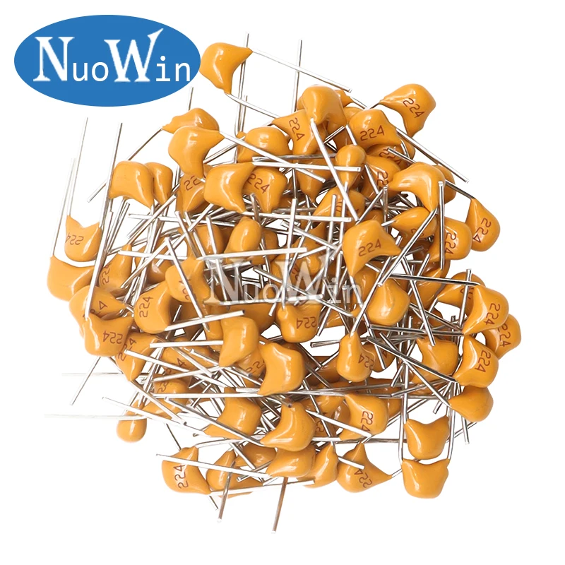 Ceramic Capacitor Multilayer Capacitor 100PCS MLCC Monolithic Ceramic Capacitor 10PF-2.2UF 50V P = 5.08mm
