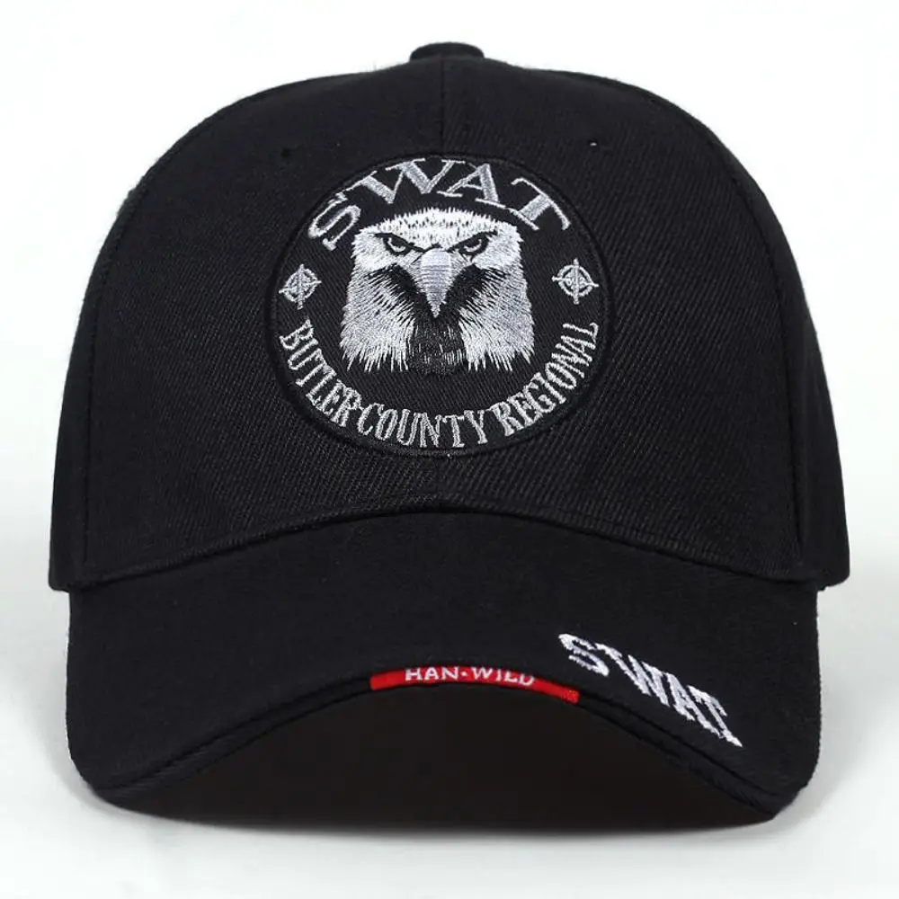 Eagle Swat Stickerei Baseball mützen verstellbare Outdoor-Sportarten schnell trocknende Trucker Caps Sonnen hüte Männer Frauen – Detail 7